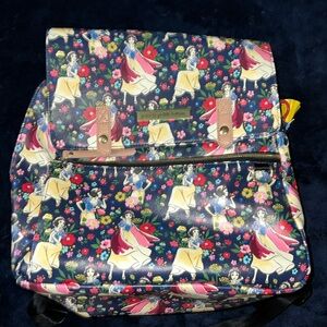 Petunia Pickle Bottom Snow White Meta Backpack with Changing Pad & Bottle Butler